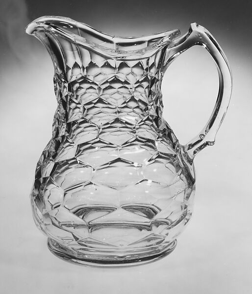 Pitcher, Gillander and Bennett Company, Pressed glass, American 