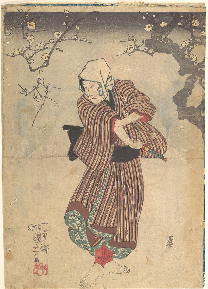 Print, Utagawa Kuniyoshi (Japanese, 1797–1861), Woodblock print; ink and color on paper, Japan 