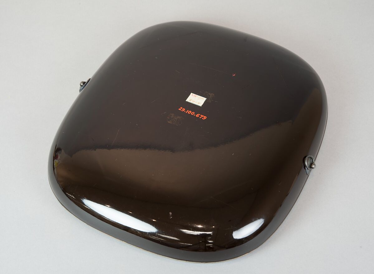 Document Box with Design of Chinese Children at Play, Style of Ogawa Haritsu (Ritsuō) (Japanese, 1663–1747), Colored lacquer, gold and silver foil, mother-of-pearl, ivory, tortoiseshell, and ceramic on black lacquer, Japan