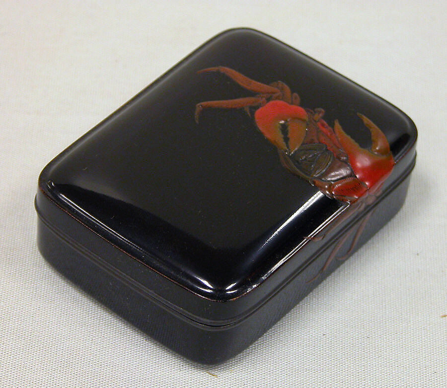 Box, Shibata Zeshin (Japanese, 1807–1891), Lacquer, Japan 