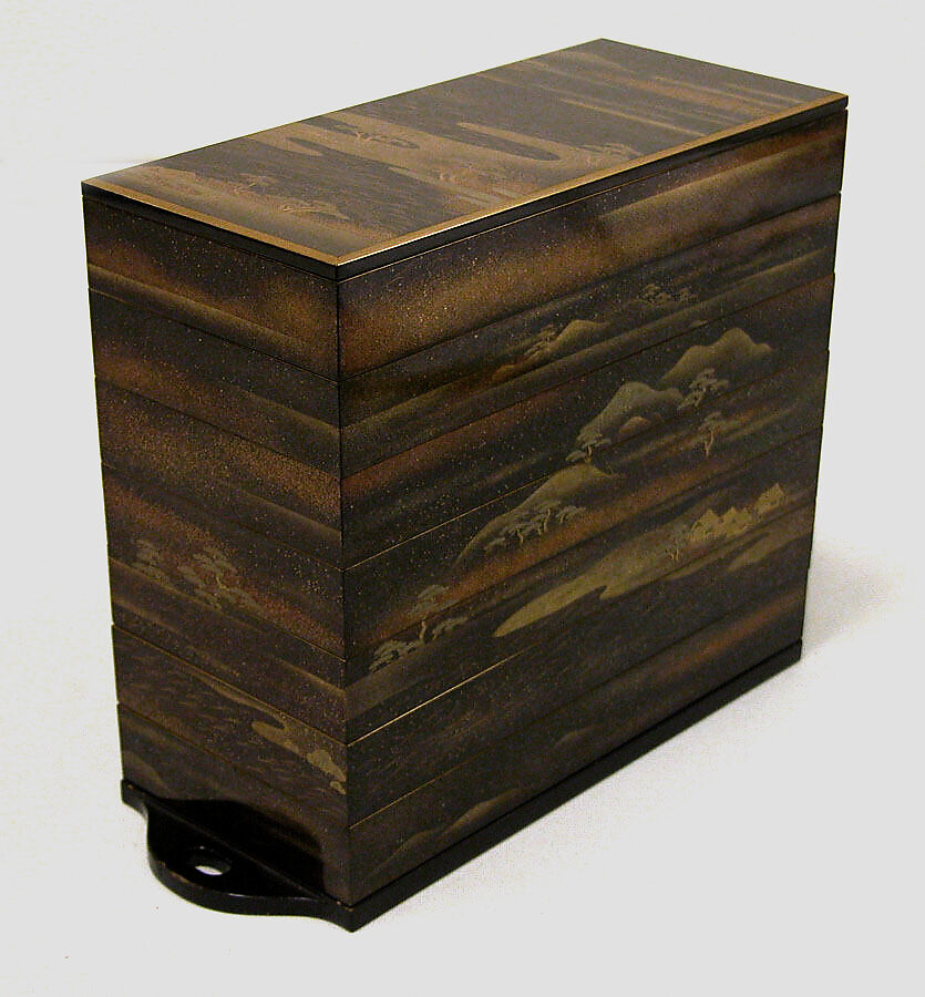 Cabinet containing boxes, Lacquer, Japan