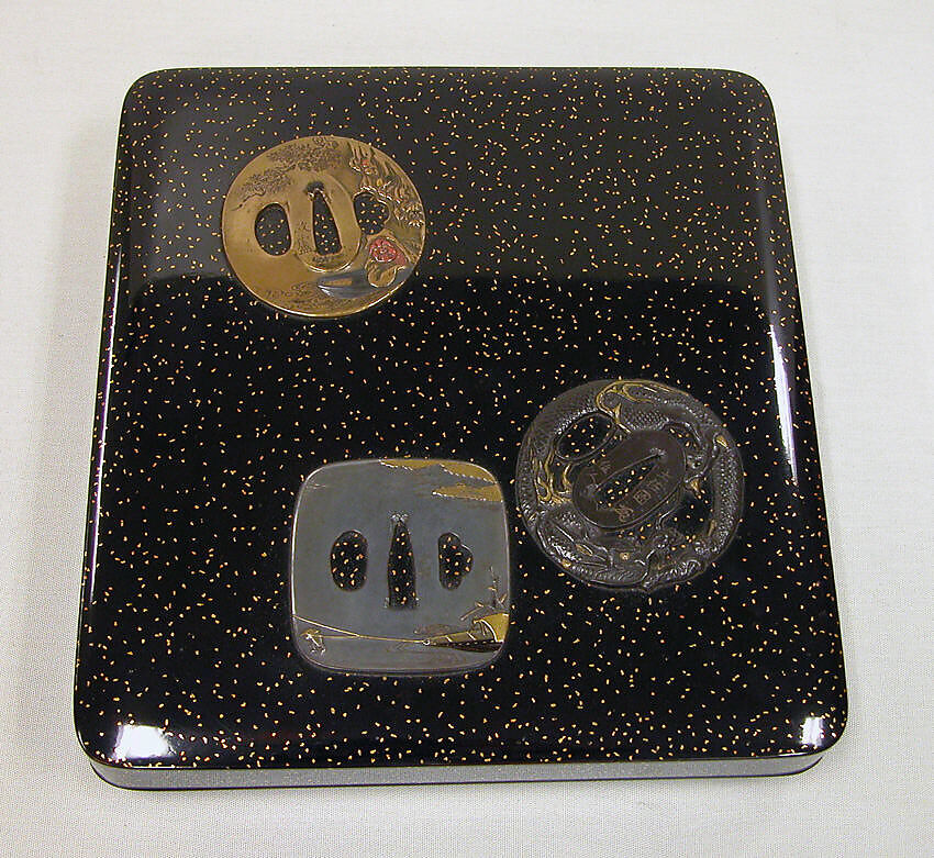 Writing Box, Lacquer, silver, slate, mother-of-pearl, Japan