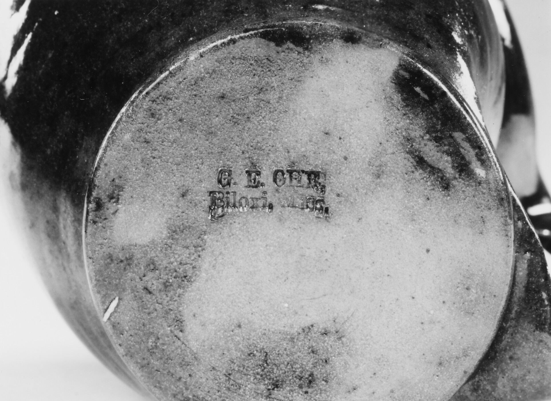 Pitcher, George E. Ohr (American, Biloxi, Mississippi 1857–1918  Biloxi, Mississippi), Earthenware, American