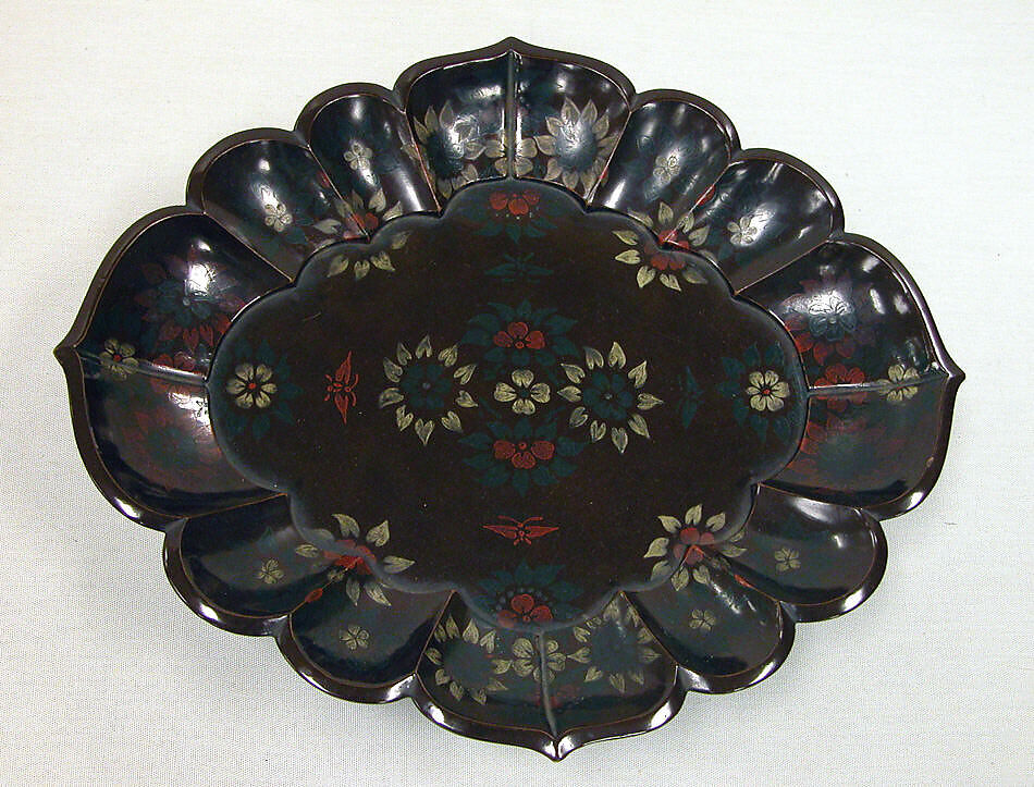 Cake tray, Lacquer, Japan