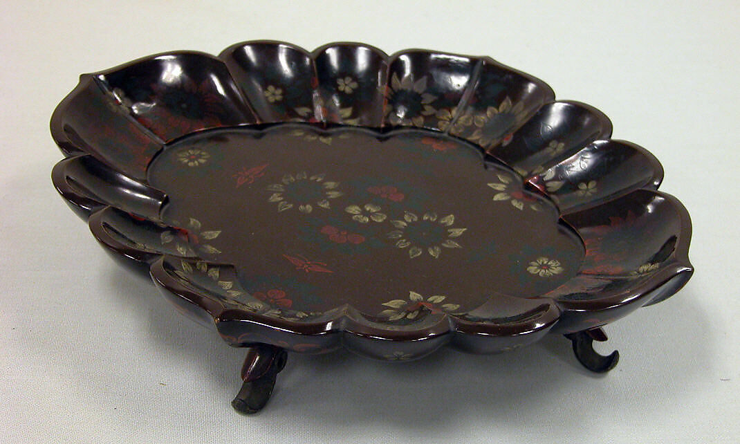 Cake tray, Lacquer, Japan 