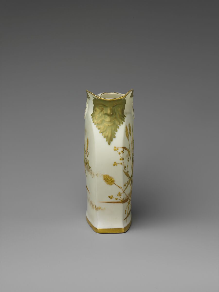Pitcher, Ott and Brewer (American, Trenton, New Jersey, 1871–1893), Porcelain, American