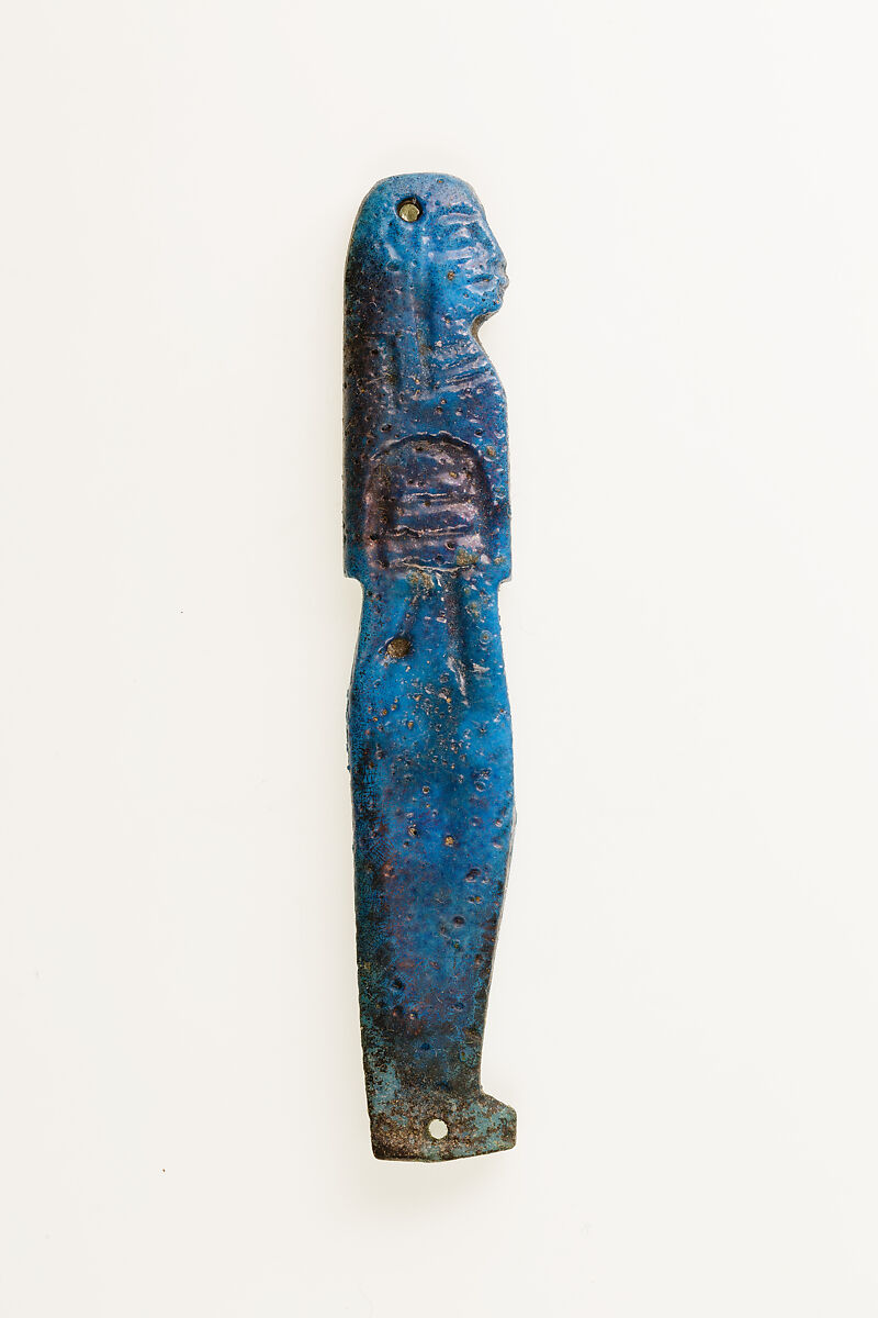 Son of Horus (Imsety) from Bead Net, Faience 