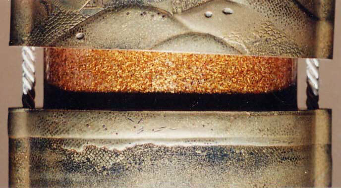 Case (Inrō) with Design of Persons Steering Wood Rafts on River in Mountain Landscape, Lacquer, kinji, gold and silver hiramakie, takamakie and kirigane; Interior: nashiji and fundame, Japan