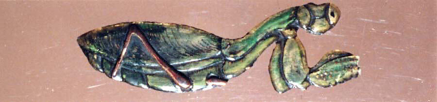 Case (Inrō) with Design of Praying Mantis Standing on a Flowering Chrysanthemum (obverse); Large Red Blossom (reverse), Lacquer, roiro, gold, red and brown hiramakie, ceramic inlay; Interior: roiro and fundame, decoration, Japan