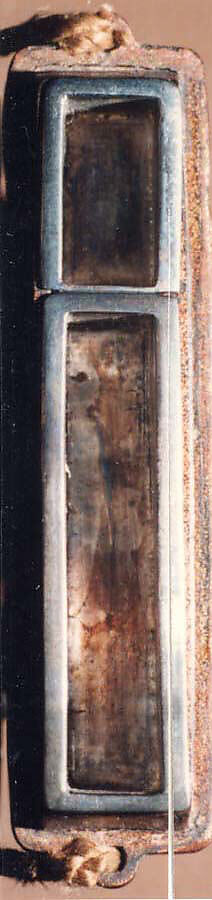 Case (Inrō) with Design of  Flaming Dragon with Clouds, Lacquer, roiro, gold, silver and red hiramakie, takamakie, raden, aogai; Interior: nashiji, divided, silver metal tray, Japan