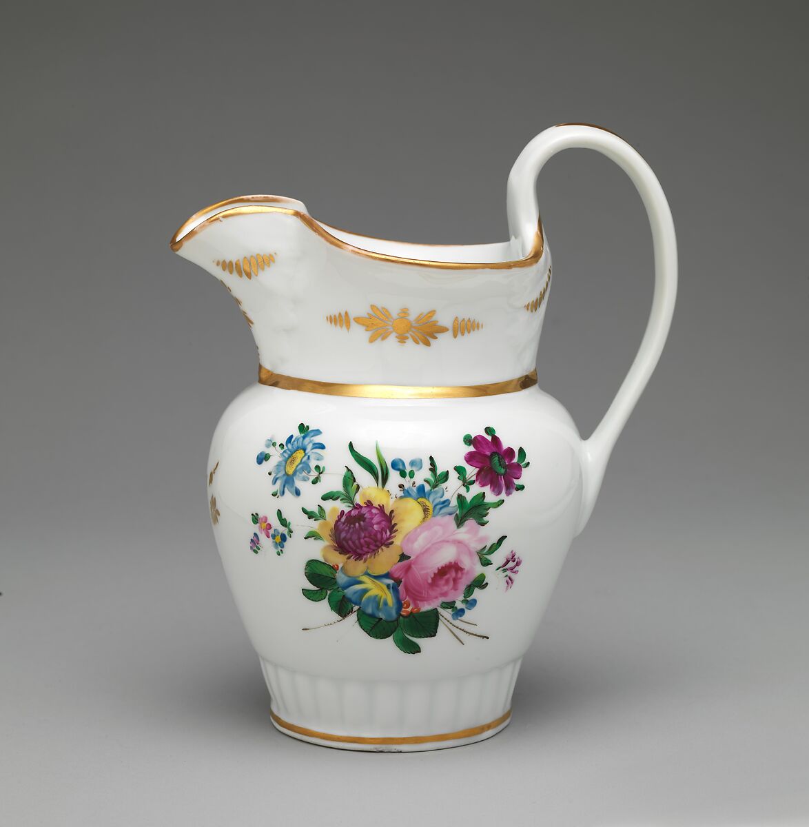 Pitcher, Tucker and Hemphill (1831–37), Porcelain, American 