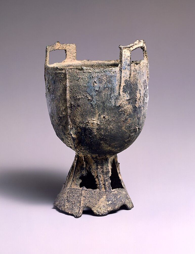 Cauldron (Fu), Bronze, Northwest China 
