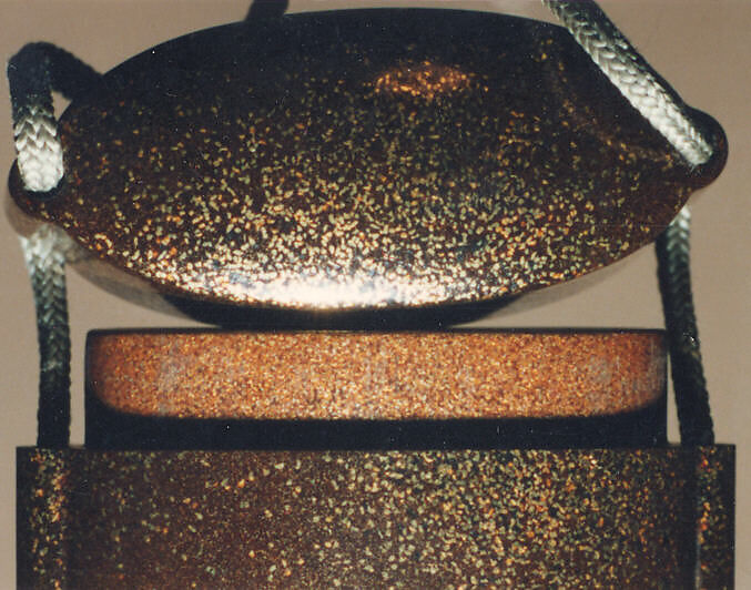 Case (Inrō) with Design of Ship Sails, Lacquer, roiro, gold and silver hiramakie, nashiji, togidashi; Interior: nashiji and fundame, Japan