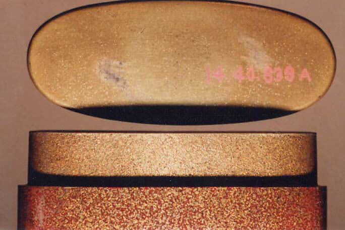 Case (Inrō) with Design of Chōryō and Kōsekikō with Plants, Waves and Clouds, Lacquer, metal saya, various metals, openwork, relief, nashiji inro; Interior: nashiji and fundame, Japan