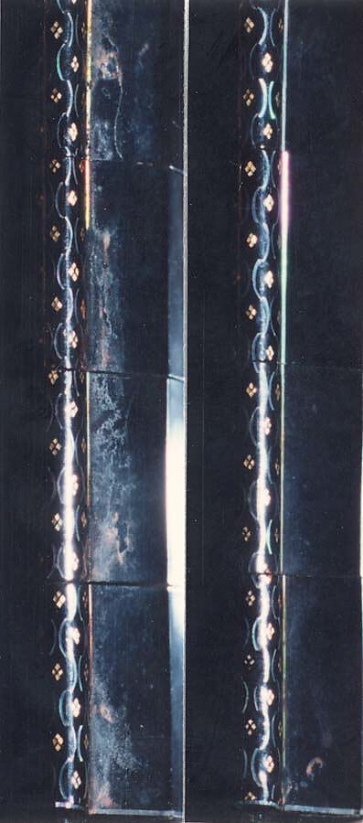 Case (Inrō) with Design of Seated Tiger in Rain (obverse); Bamboo with Inscription (reverse), Sō Shiseki (Japanese, 1715–1786), Lacquer, roiro, gold foil, aogai inlay; Interior: roiro, Japan