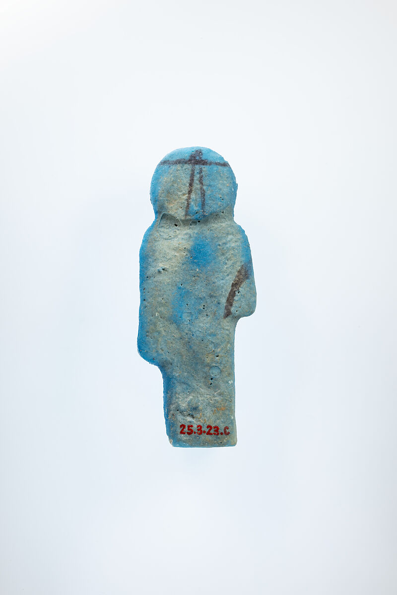 Shabti of Nesitaset, Faience