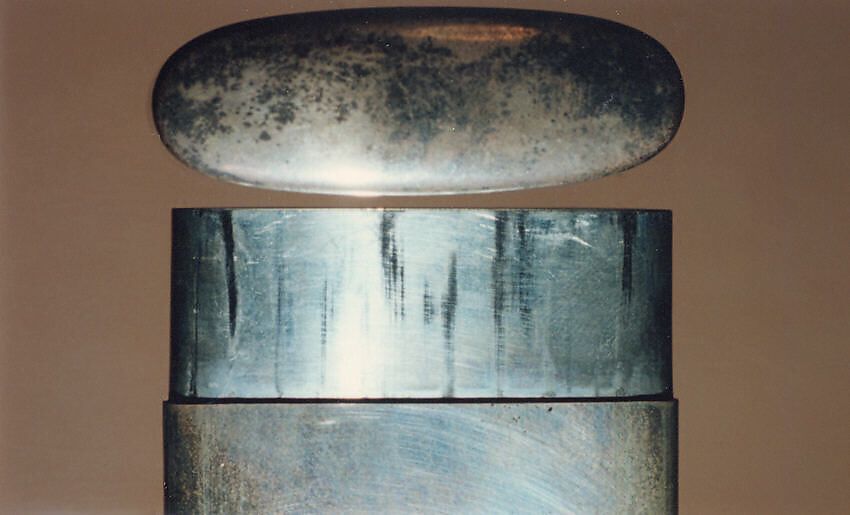 Case (Inrō) with Design of Two Cranes beneath a Flowering Cherry (obverse); Pheasant beside a Peony (reverse), Metal, silver and shibuichi metal, gold, sentoku, applied metals; Interior: silver metal, Japan