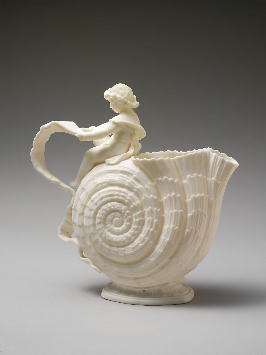 Pitcher, Willets Manufacturing Company (American, 1879–1908), Porcelain, American