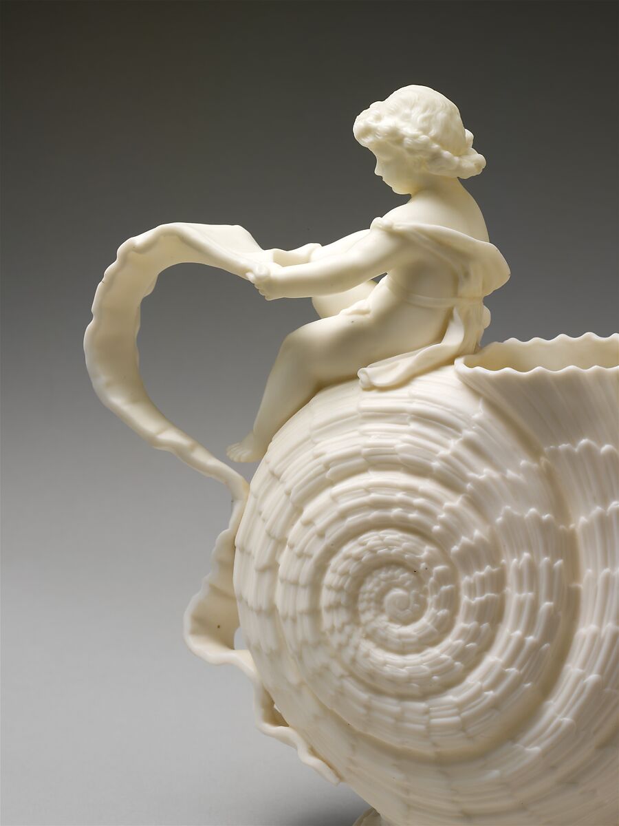 Pitcher, Willets Manufacturing Company (American, 1879–1908), Porcelain, American
