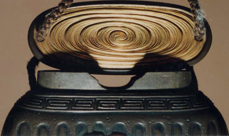 Case (Inrō) with Design of Five Dancers Drinking from Large Sake Jar, Metal, silver metal, applied gold, sentoku, shibuichi, various metals; Interior: silver metal, Japan