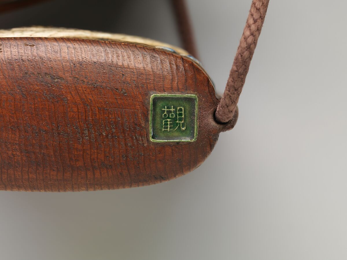 Case (Inrō) with Design of Heron in Flight and Flowering Plant (obverse); Hawk Attacking a Crane (reverse), In the Style of Ogawa Haritsu (Ritsuō) (Japanese, 1663–1747), Colored togidashi and gold hiramaki-e on black lacquer, Japan