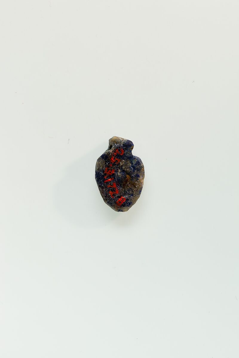 Heart Amulet, Lapis lazuli 