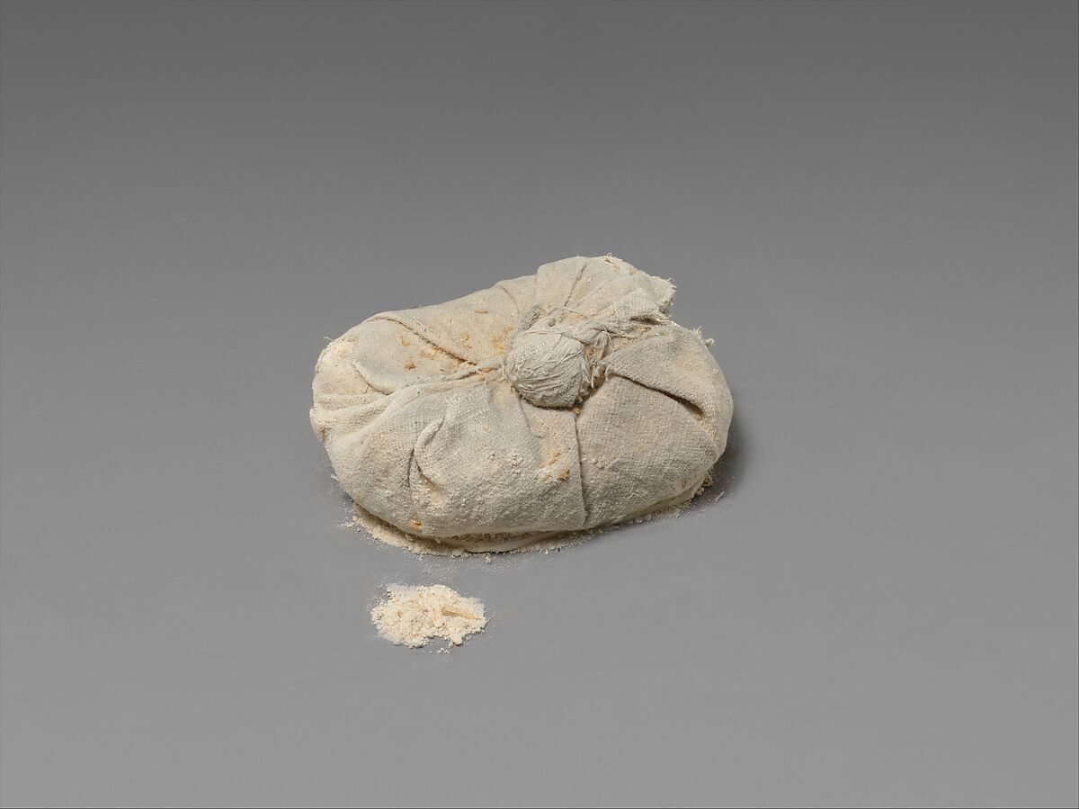 Bag of Natron from Tutankhamun's Embalming Cache, Linen, natron 