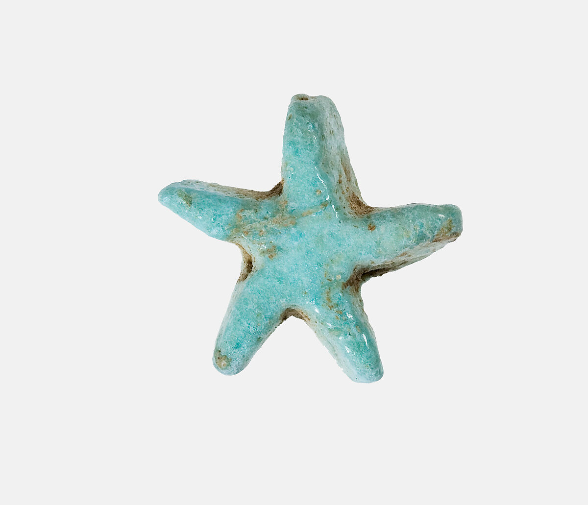 Star Amulet, Faience 