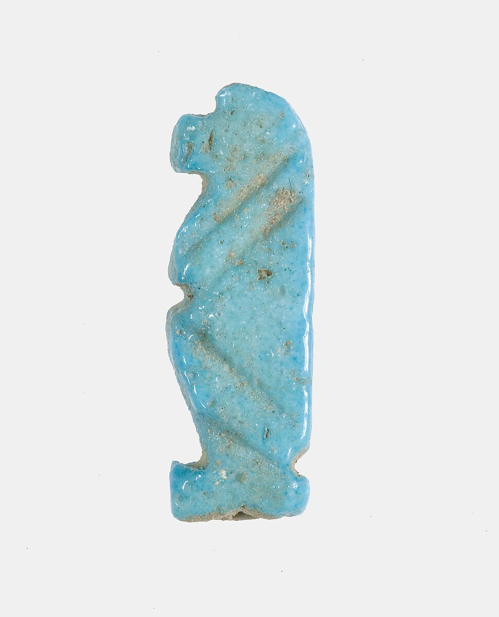 Monkey Amulet, Faience 