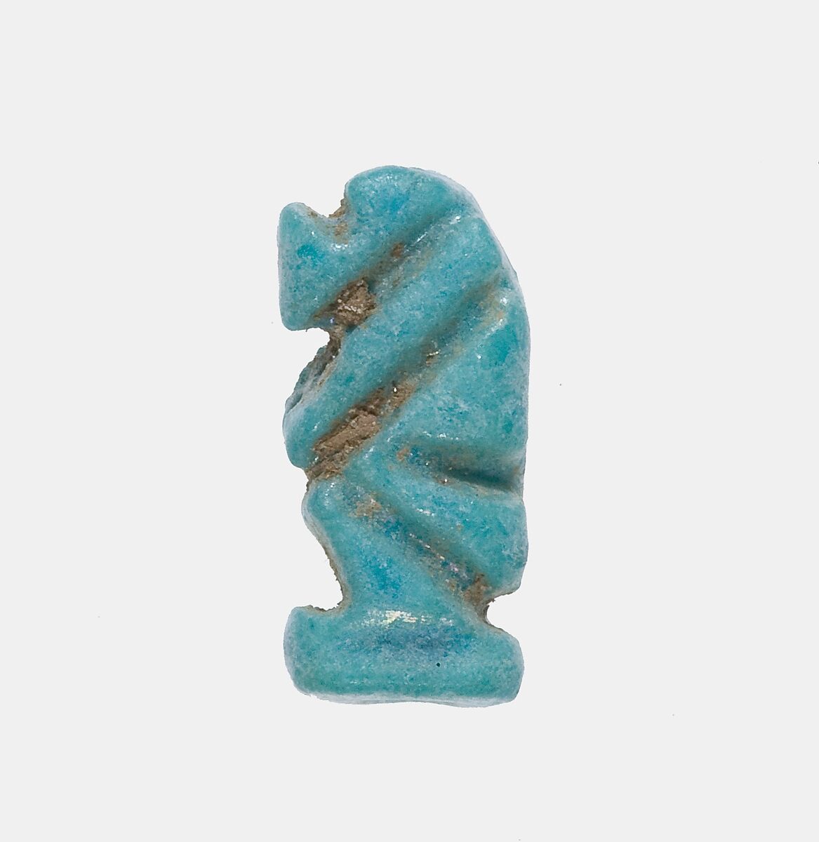 Monkey Amulet, Faience 