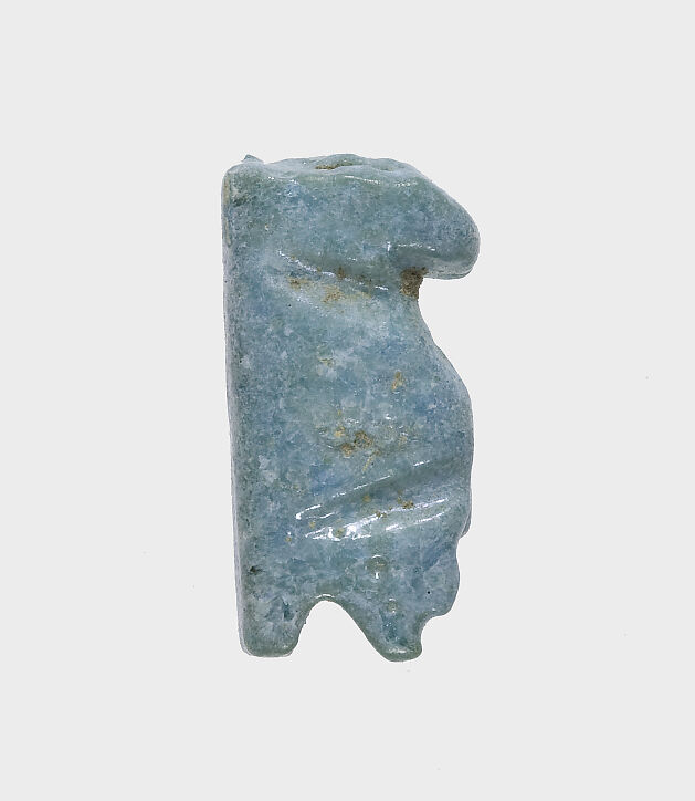 Taweret (?) Amulet, Faience 