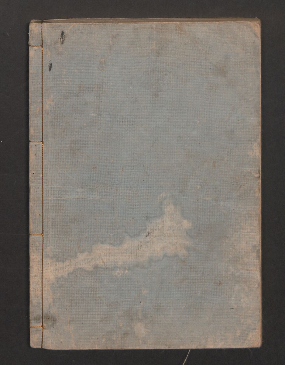 One Hundred Comic Poems of the Flower, One of the Three Friends, Tsuki, the Moon, Yuki, the Snow, and Hana, the Flower (Sansai hana hyakushu) 三才花百首, Totoya Hokkei 魚屋北渓 (Japanese, 1780–1850), Three volumes; ink and color on paper, Japan