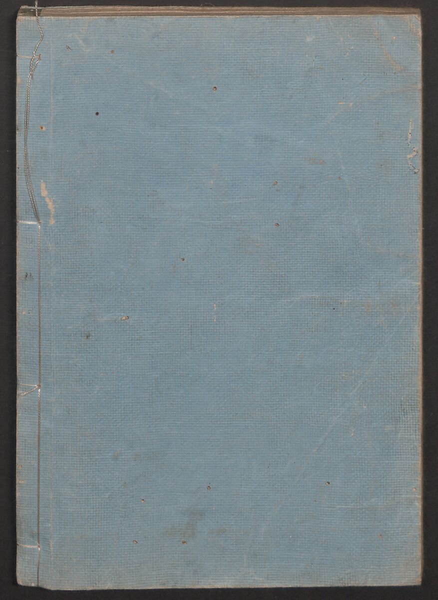 One Hundred Comic Poems of the Flower, One of the Three Friends, Tsuki, the Moon, Yuki, the Snow, and Hana, the Flower (Sansai hana hyakushu) 三才花百首, Totoya Hokkei 魚屋北渓 (Japanese, 1780–1850), Three volumes; ink and color on paper, Japan