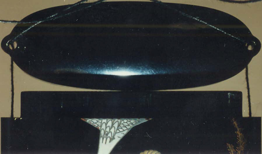 Case (Inrō) with Design of Geese and Reeds, Lacquer, roiro, gold and red hiramakie, aogai, white lacquer; Interior: roiro and fundame, Japan