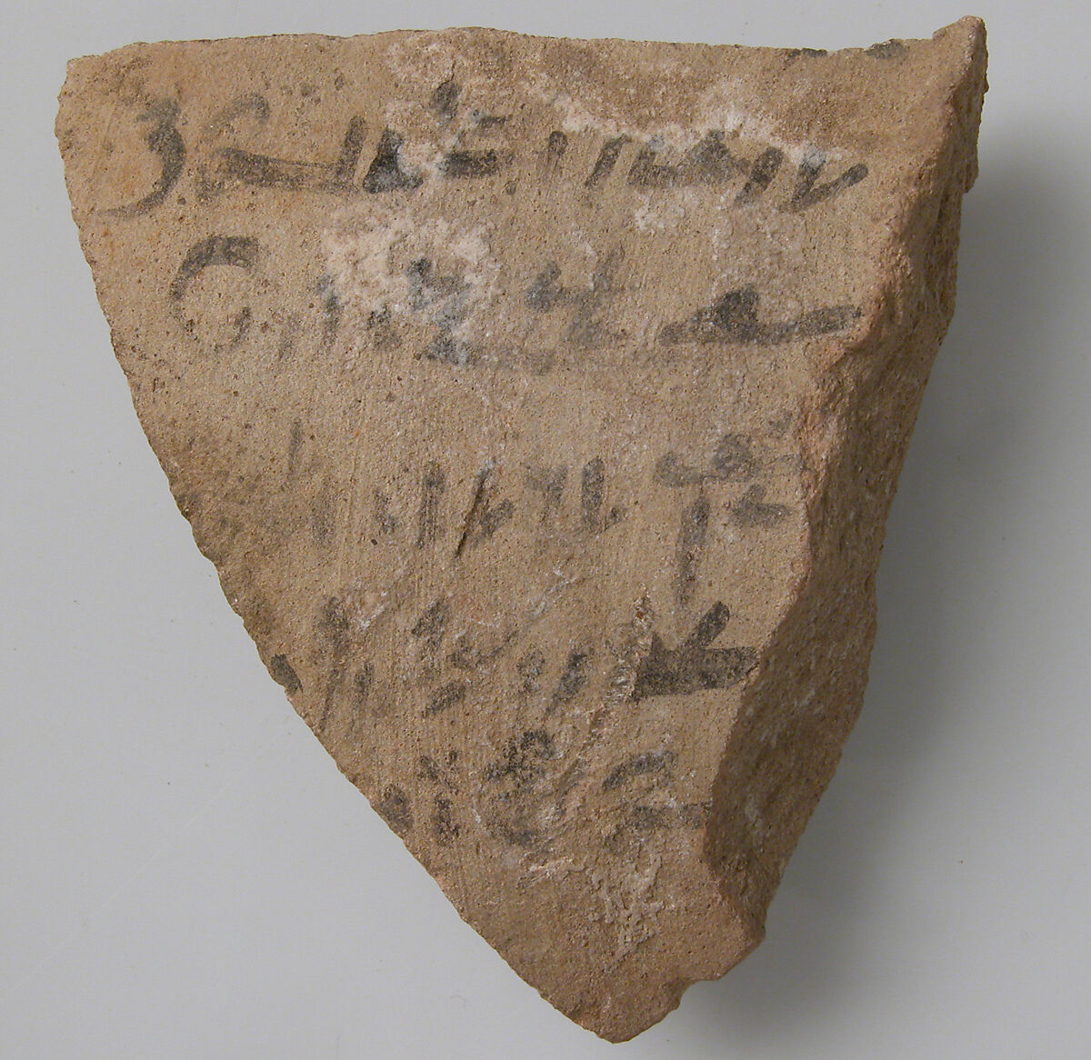 Ostracon, Pottery, ink