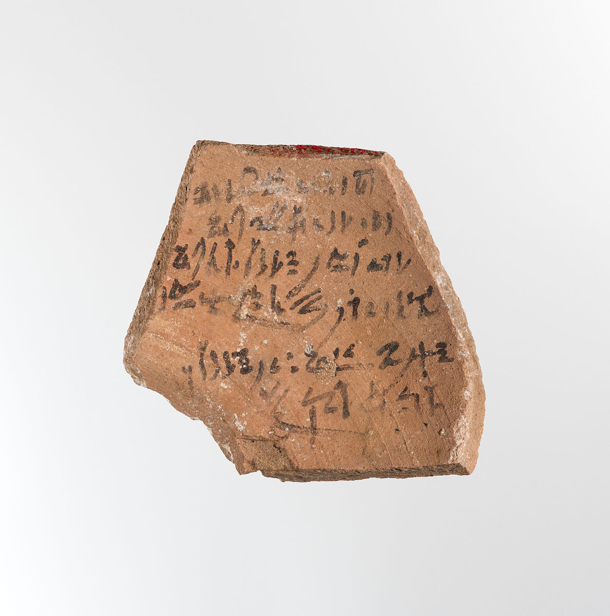 Ostracon, Pottery, ink