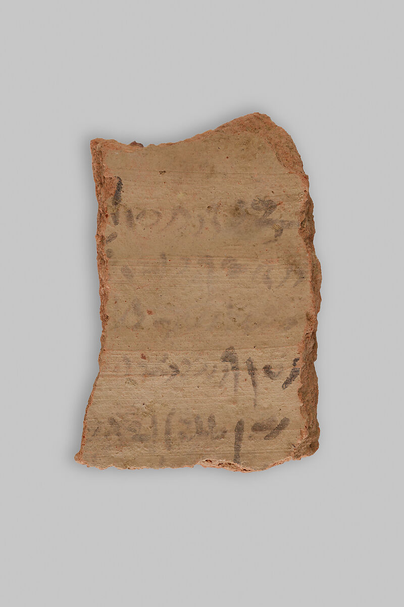 Ostracon, Pottery, ink