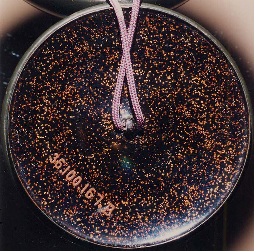 Case (Inrō) with Design of Procession of Children, the Leader in the Guise of Ōni (Demon) (obverse); Lady and Servant (reverse), Lacquer, dark ishime ground, gold, silver, black and red hiramakie, togidashi; Interior: roiro and nashiji, Japan