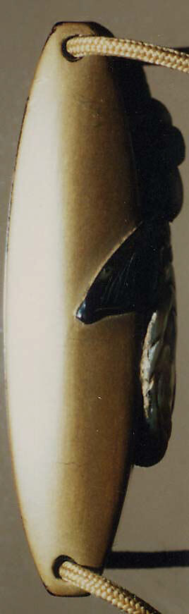 Case (Inrō) with Design of Kinkō Riding a Carp and Holding a Long Scroll, Lacquer, fundame, gold and red hiramakie, stained ivory, raden, metal inlay; Interior: roiro and fundame, Japan