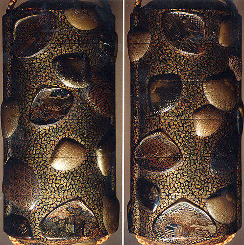 Case (Inrō) with Design of Shells