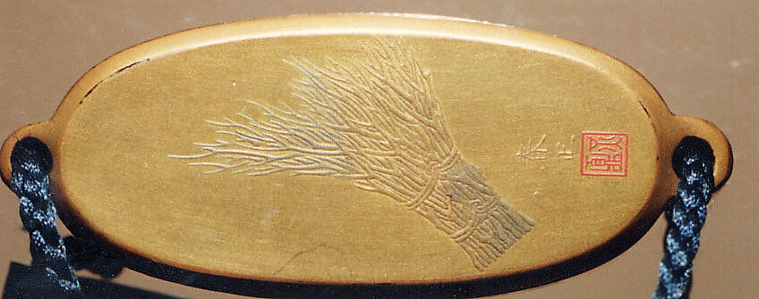 Case (Inrō) with Design of Three Herons Seated in Maple Tree (obverse); Three Crows in Autumn Forest (reverse), Lacquer, roiro, gold and coloured hiramakie; Interior: roiro and fundame, Japan