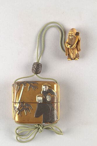 Case (Inrō) with Design of Seven Sages of the Bamboo Grove