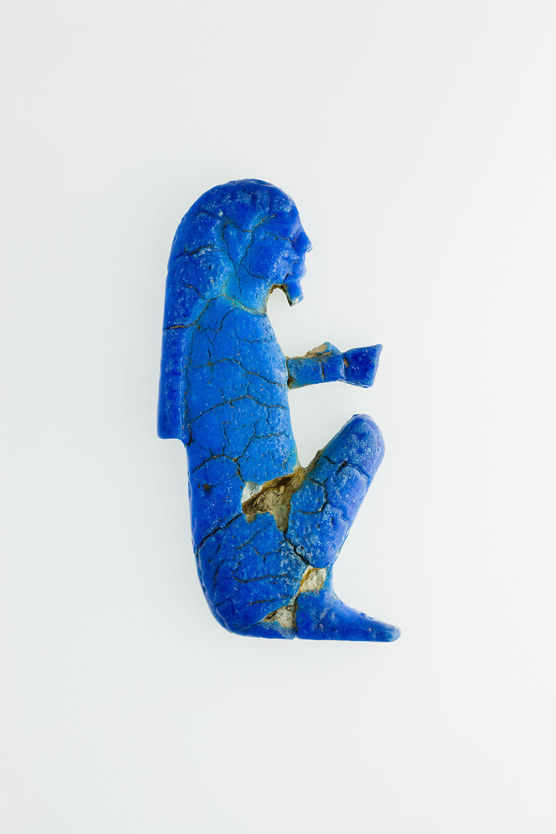 Inlay, hieroglyph, Faience 