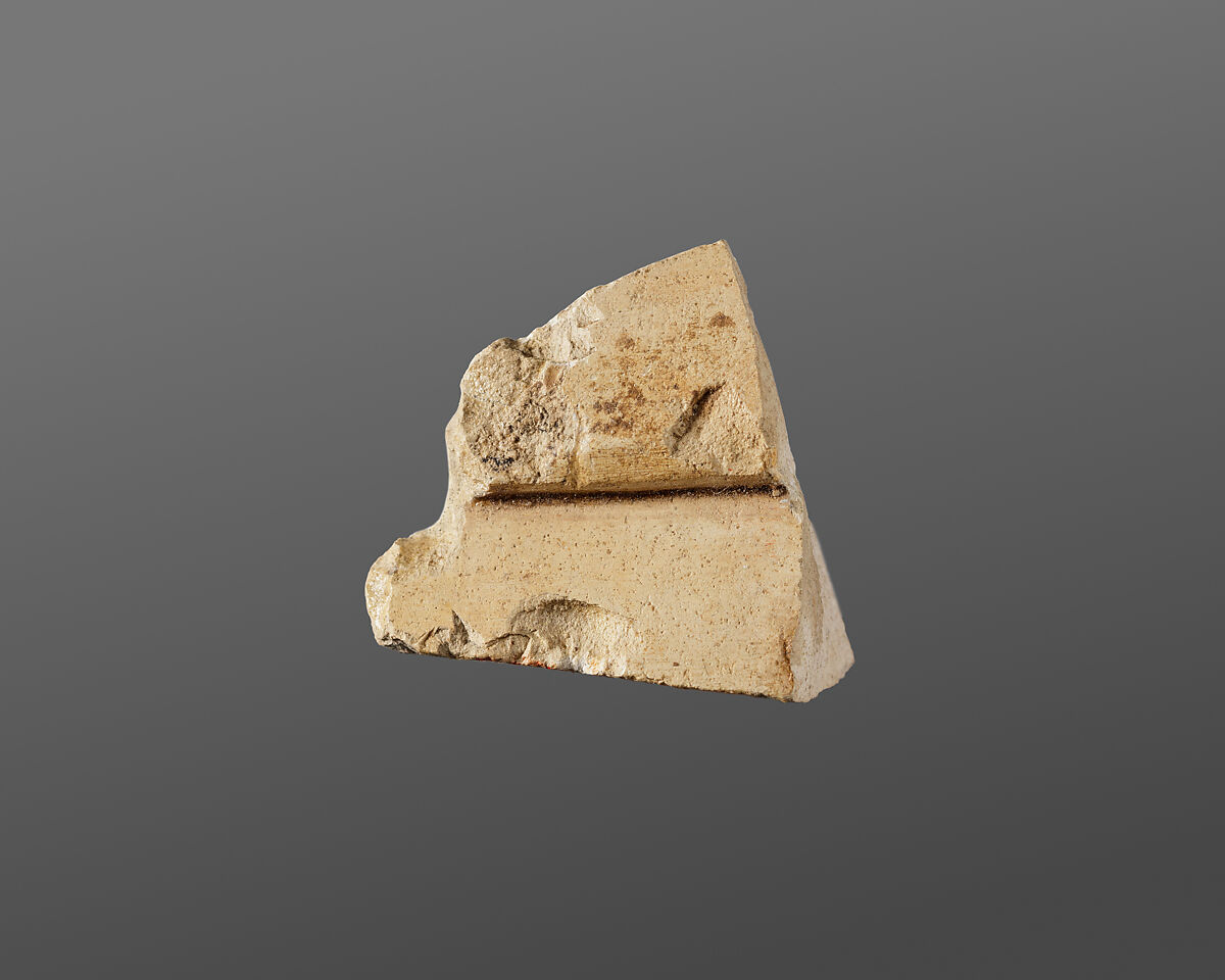 Relief fragment, Limestone, paint 