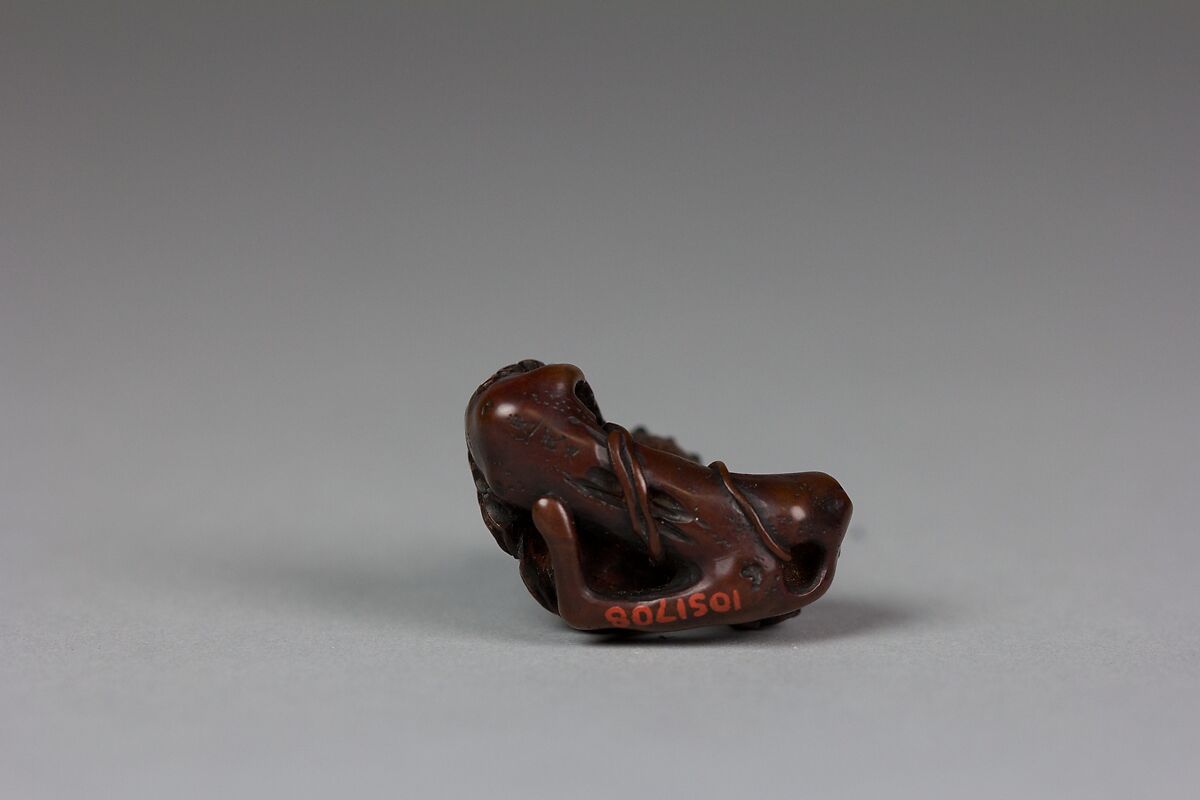 Netsuke of Owl, Wood, Japan