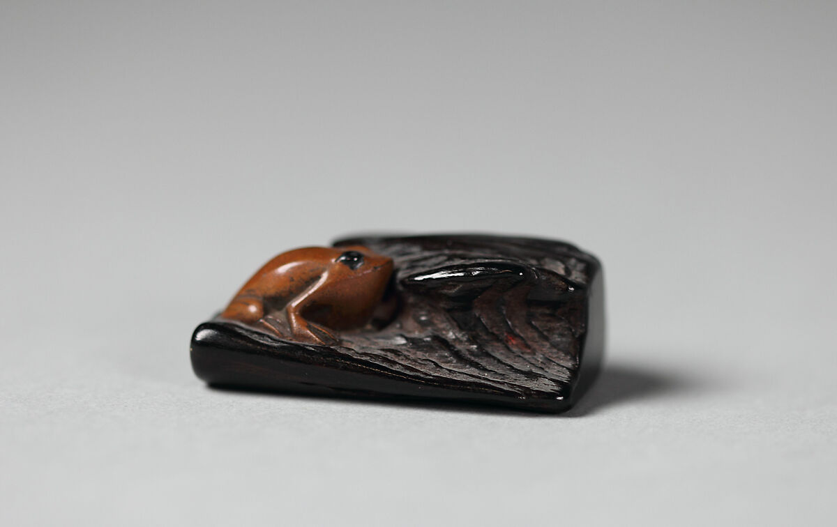 Netsuke, Wood and bronze, Japan 