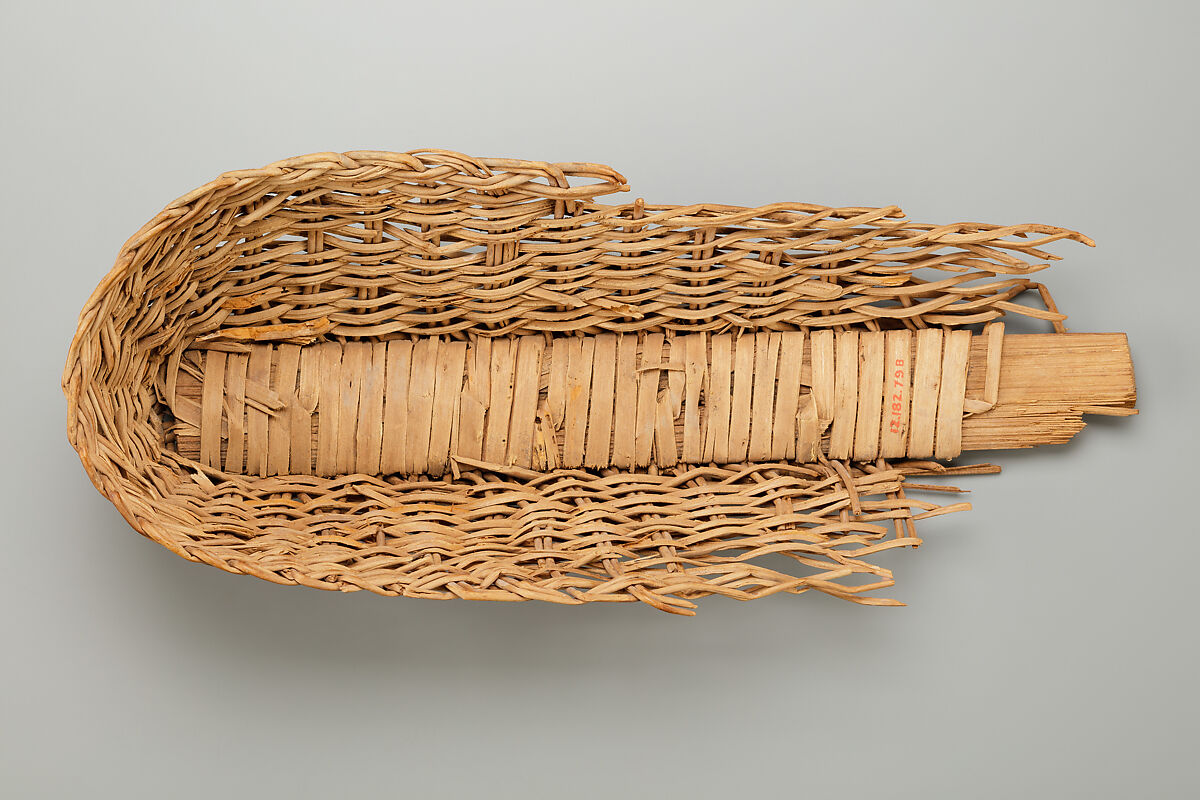 Lid of basket, Basketry