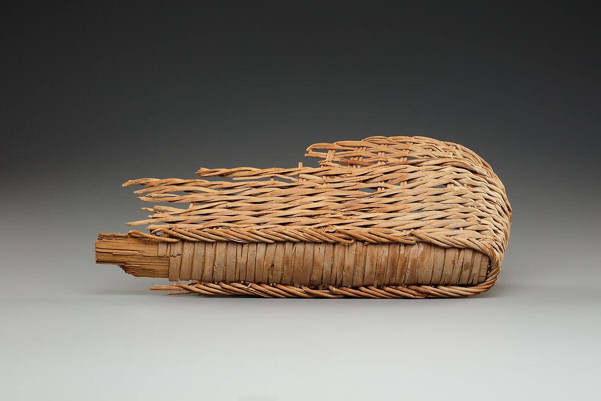 Lid of basket, Basketry