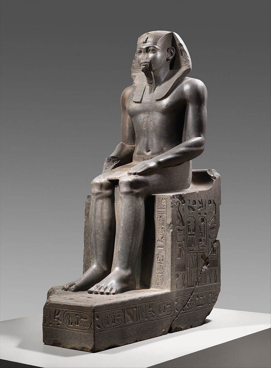 Colossal Seated Statue of a Pharaoh | Middle Kingdom | The Met