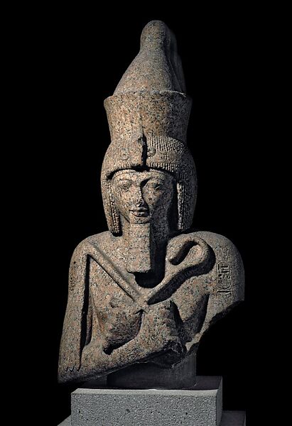 Colossal Seated Statue of a Pharaoh, Granodiorite